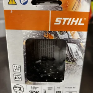Chaîne Stihl 63 PS, 3/8 po, .050, 62 maillons (18 po)