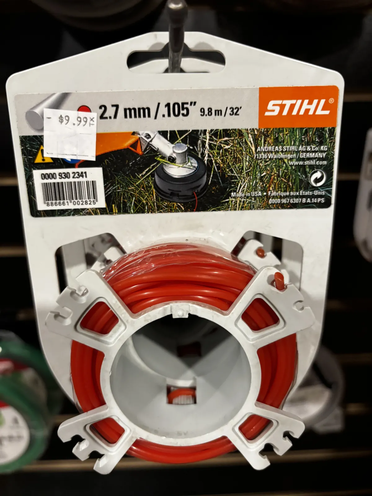 Fil coupe-herbe Stihl 2,7 mm (.105 po), 9,8 m