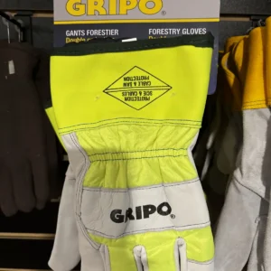 Gants forestier Gripo, protection scie et câble