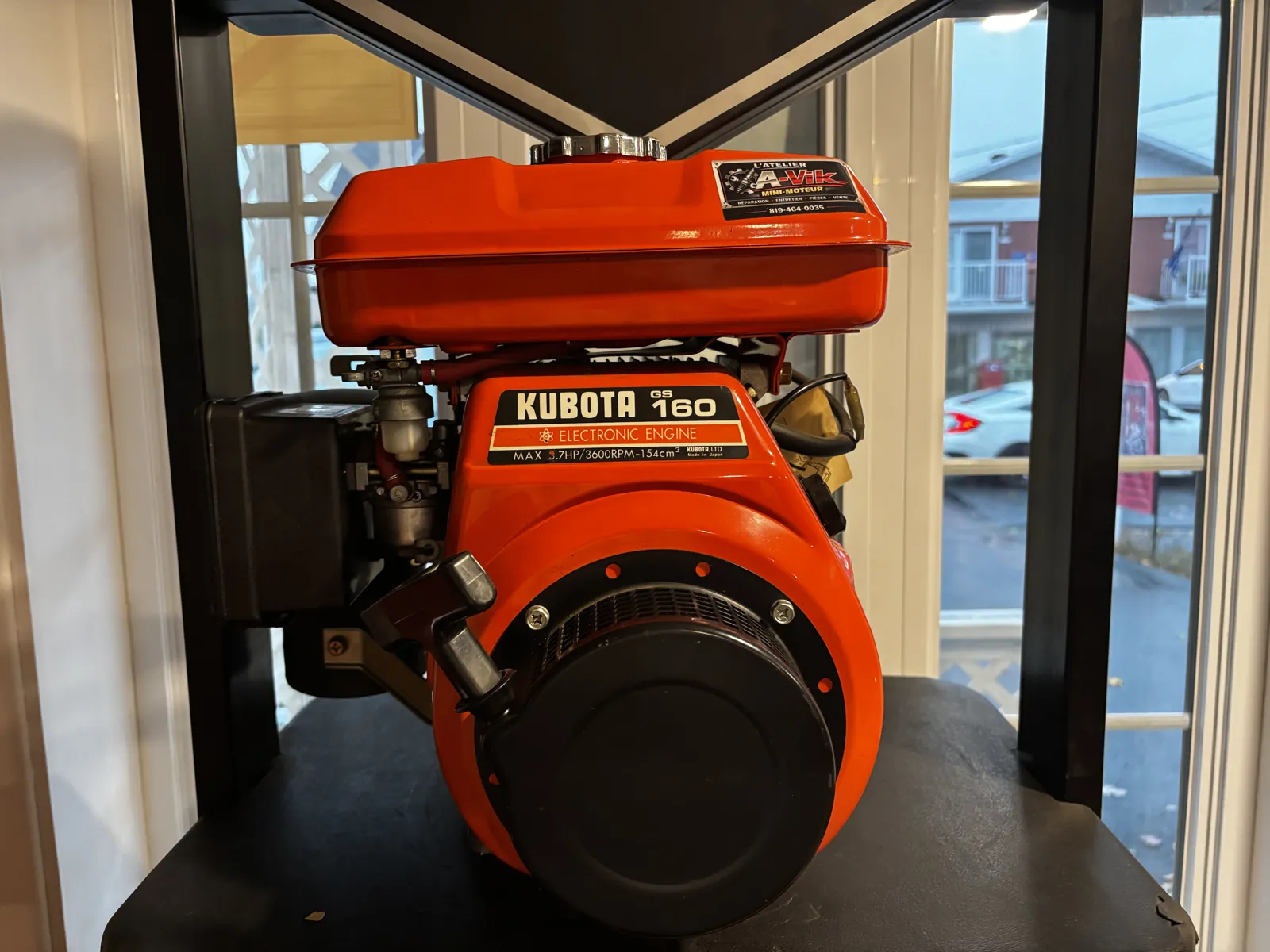 Moteur Kubota GS160, 3,7 HP