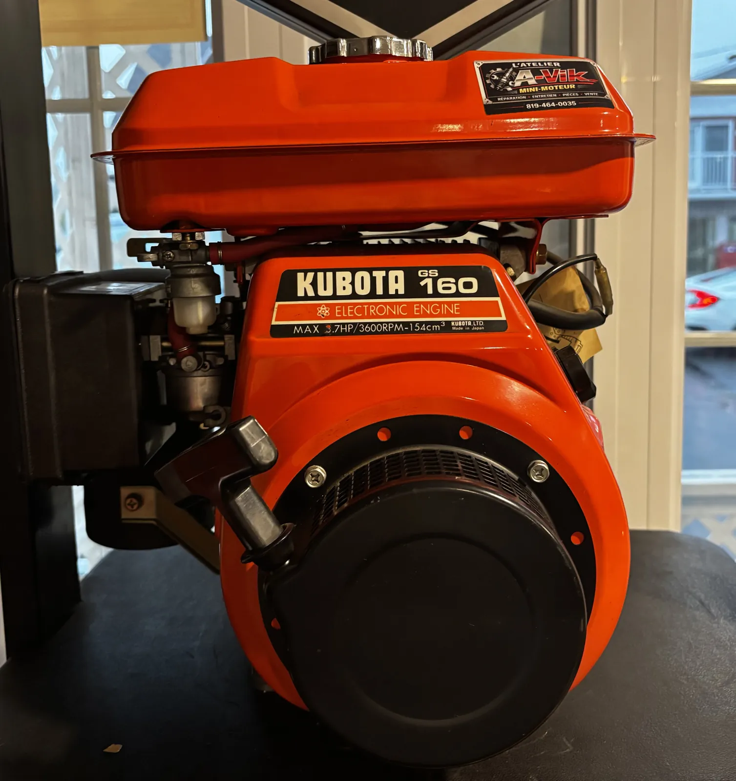 Moteur Kubota GS160, 3,7 HP